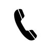 Telephone receiver, phone icon on white background. Vector EPS 10